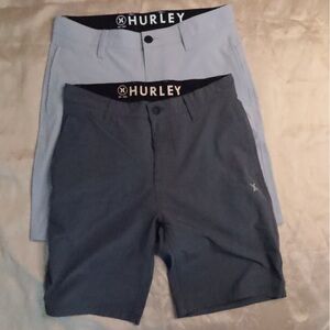 Hurley Dual Shorts Pack in Blue and Gray
